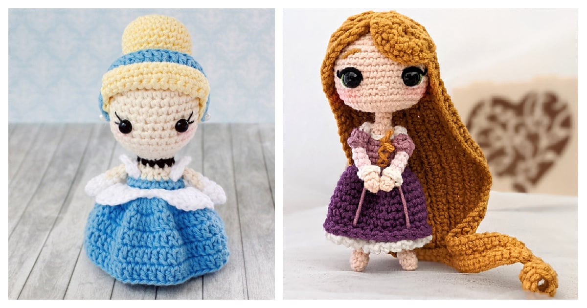 Rapunzel Princess Doll Amigurumi Free Crochet Pattern