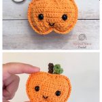 Pumpkin Keychain Free Crochet Pattern