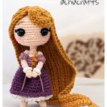 Rapunzel Princess Doll Amigurumi Free Crochet Pattern