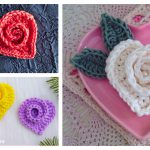 Rose Heart Free Crochet Pattern