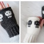 Skull Hand Warmers Free Crochet Pattern and Video Tutorial