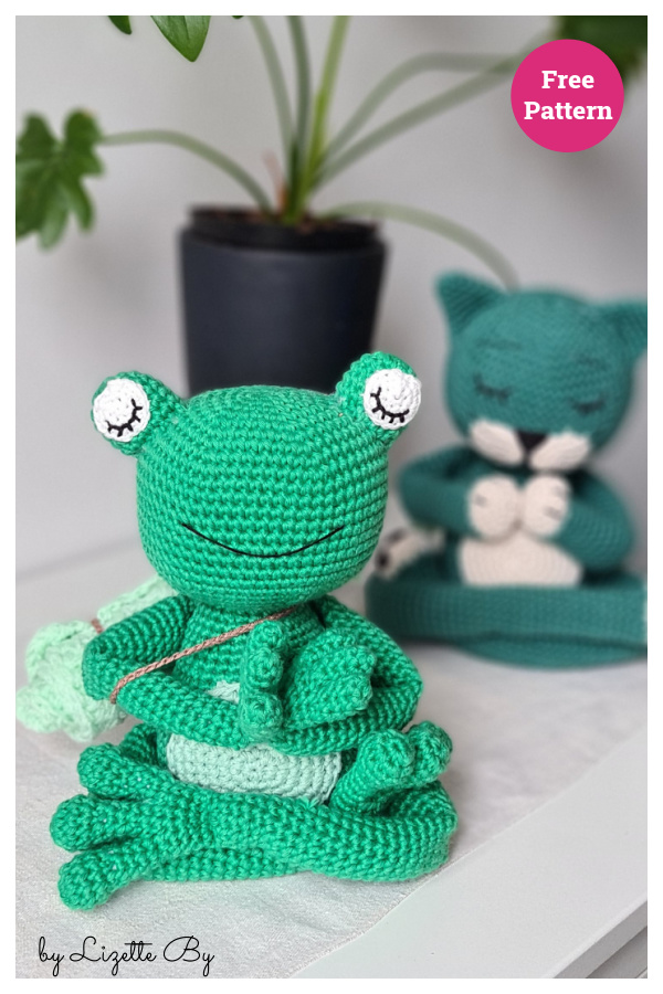 Yoga Froggi Amigurumi Free Crochet Pattern