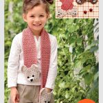 Bears Pocket Scarf Free crochet diagram