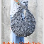 Bobbles Circle Tote Free Crochet Pattern