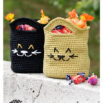 Cat Tricks Bag Free Crochet Pattern