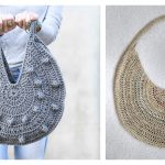 Circle Hobo Bag Free Crochet Pattern