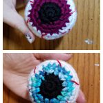 Creepy Eyeball Free Crochet Pattern