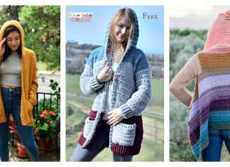Easy Hooded Cardigan Crochet Patterns