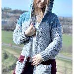 Easy Hooded Cardigan Free Crochet Pattern