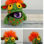 Eyeball Eating Monster Free Crochet Pattern