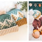 Fair Isle Colorwork Hat Free Crochet Pattern