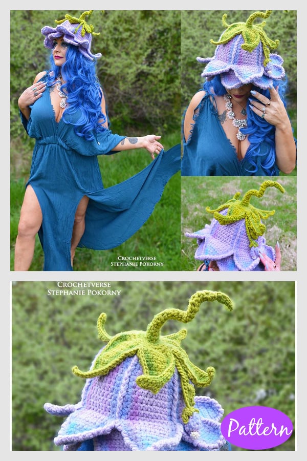 Fairy Flower Hat Crochet Pattern