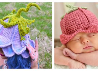 Fairy Flower Hat Crochet Patterns
