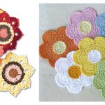 Flower Dishcloth Free Crochet Pattern