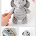 George the Elephant Amigurumi Free Crochet Pattern