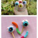 Halloween Creepy Eyeballs Free Crochet Pattern