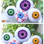 Halloween Eyeball Amigurumi Crochet Pattern