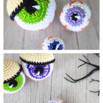 Halloween Eyes Free Crochet Pattern