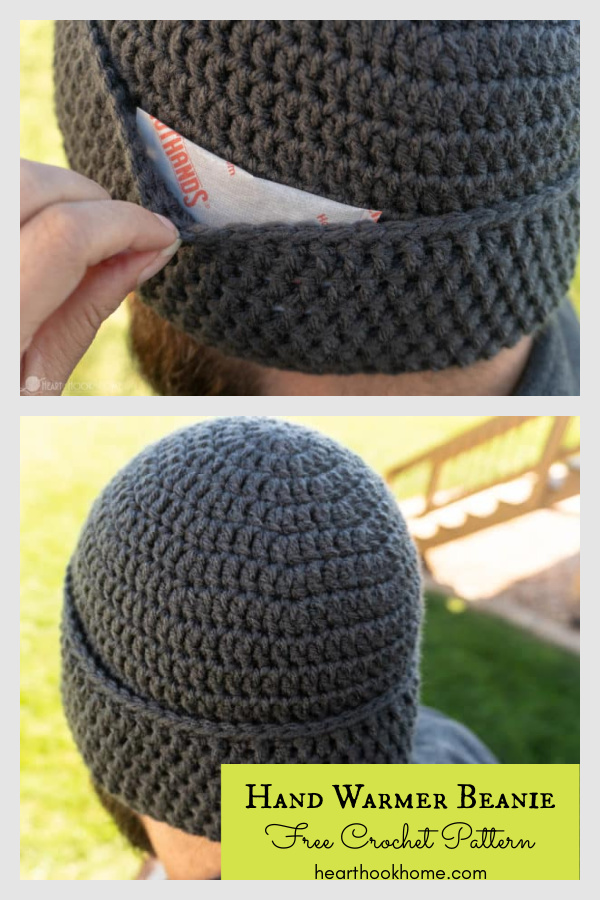 Hand Warmer Beanie Free Crochet Pattern