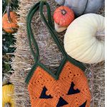 Jack-O-Lantern Halloween Bag Crochet Pattern