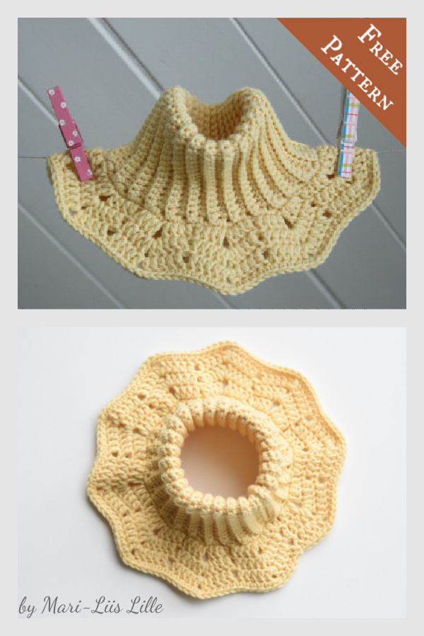 Kids Neck Warmer Free Crochet Pattern 