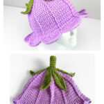 Lily Flower Bucket Hat Crochet Pattern