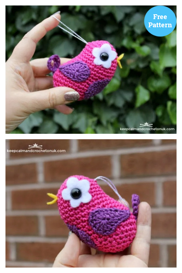 Little Kooky Bird Amigurumi Free Crochet Pattern