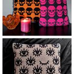 Mosaic Halloween Pillow Crochet Patterns