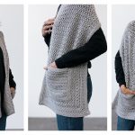 Parlor Pocket Shawl Free Crochet Pattern