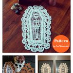 Postmortem Halloween Doily Crochet Pattern