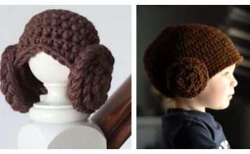 Princess Leia Beanie Free Crochet Pattern