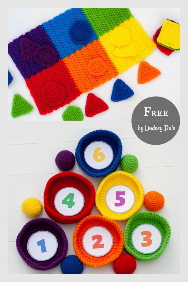 Quick and Easy Educational Educational Toy Free Crochet Pattern