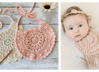 Round Baby Bib Crochet Pattern