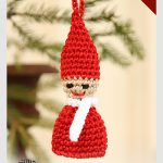 Santa Ornament Free Crochet Pattern