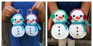 Snowman Ragdoll Amigurumi Free Crochet Pattern