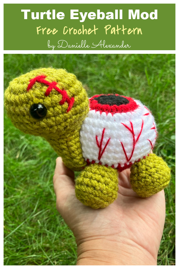 Turtle Eyeball Mod Free Crochet Pattern
