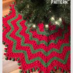 6-Day Superstar Holiday Tree Skirt Free Crochet Pattern