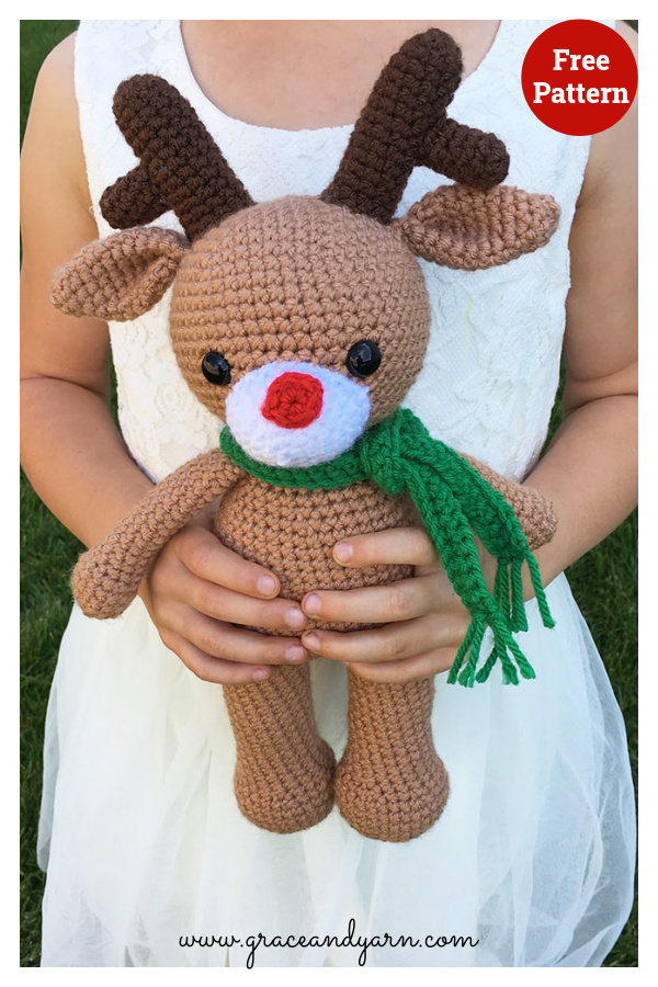 Amigurumi Christmas Reindeer Free Crochet Pattern