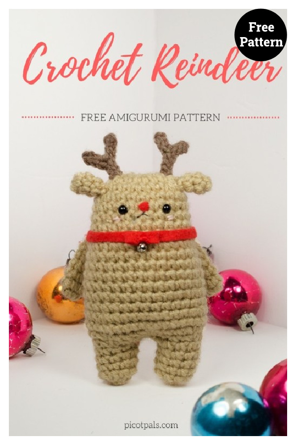 Amigurumi Christmas Reindeer Free Crochet Pattern