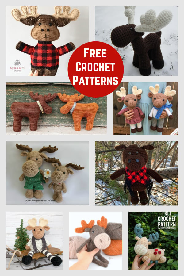 Amigurumi Moose Free Crochet Pattern
