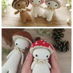 Amigurumi Mushroom Doll Crochet Pattern