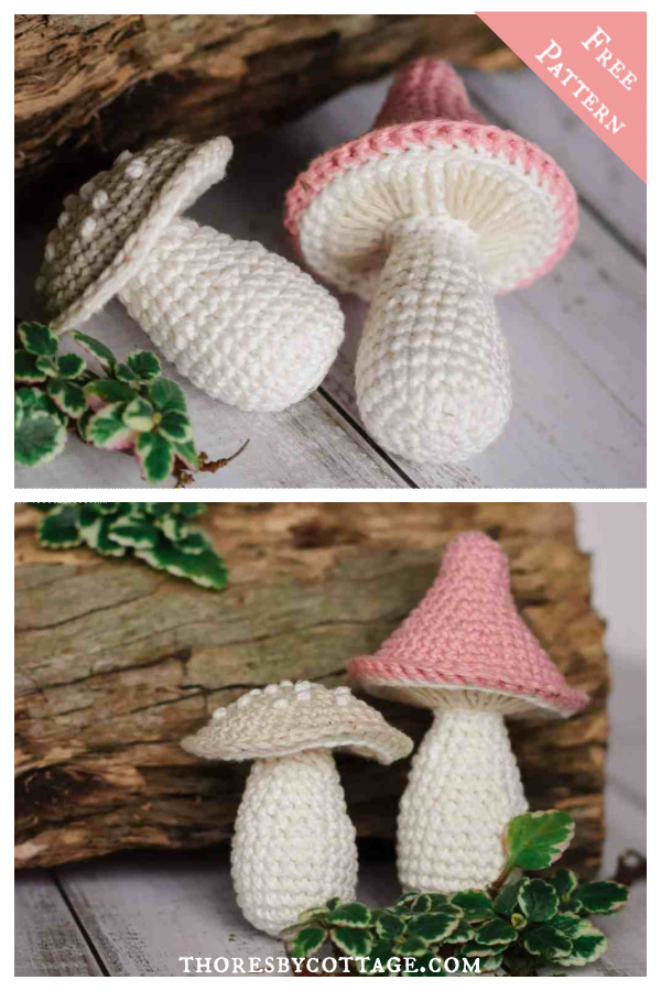 Amigurumi Mushroom Free Crochet Pattern