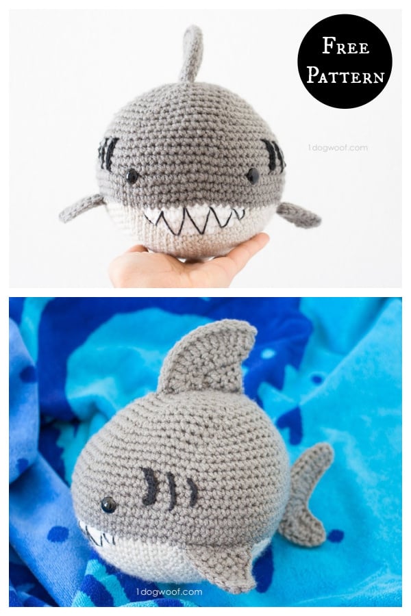 Bernard the Ball Shark Free Crochet Pattern