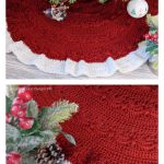 Boughs of Holly Tree Skirt Free Crochet Pattern