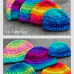 Boxed Beads Hat Free Crochet Pattern