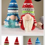 Boy and Girl Christmas Gnomes Free Crochet Pattern