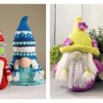 Boy and Girl Christmas Gnomes Free Crochet Pattern