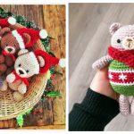 Christmas Bear Free Crochet Pattern