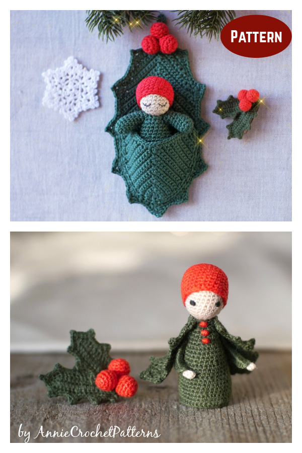 Christmas Holly Baby Crochet Patterns