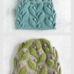 3D Embossed Beanie Hat Crochet Pattern